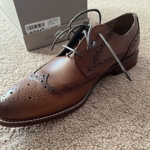 Size 10 Joseph Abboud brown dress shoes brand new in box